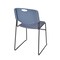 Regency Kahlo Square Table & Chair Sets, 30 W, 30 L, 29 H, Wood, Metal, Polypropylene Top, Mahogany TPL3030MHBK44BE - alternate 2